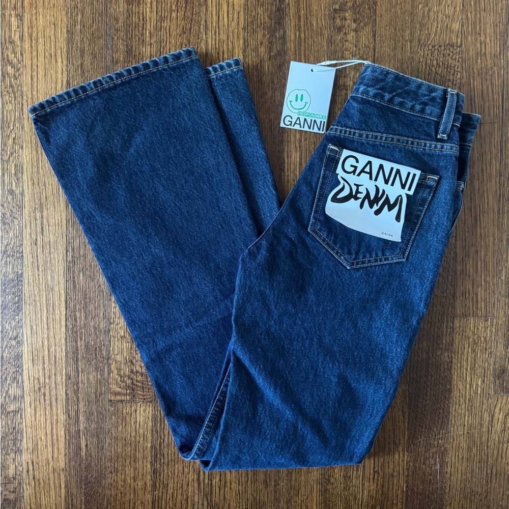 NWT GANNI Betzy jeans 24w x 34l